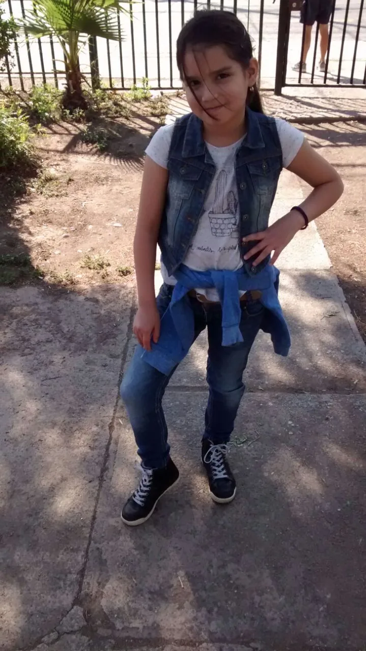 Catalina durante su niñez